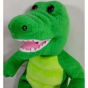 Build-A-Bear Workshop 17" Green Yellow Crocodile Alligator Plush 2009 Retired